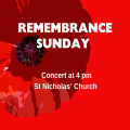 Concert on Remembrance Sunday - 4 pm