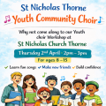 Youth singing workshop ~ Thursday 2nd April at 2 pm
