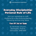 Personal Rule of Life workshop ~ Tuesday 7th July at 7 pm